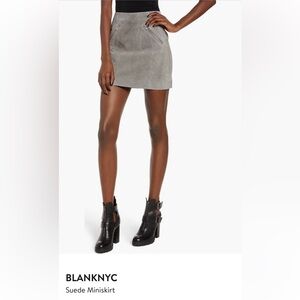 Blank NYC suede miniskirt